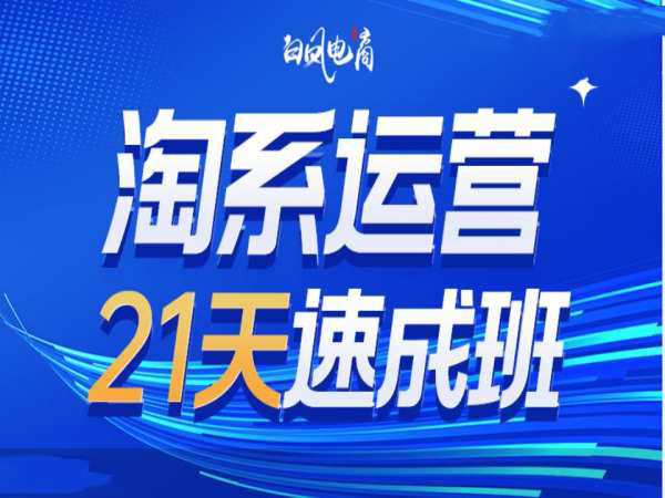 淘系运营21天速成班35期，年前最后一波和2025方向